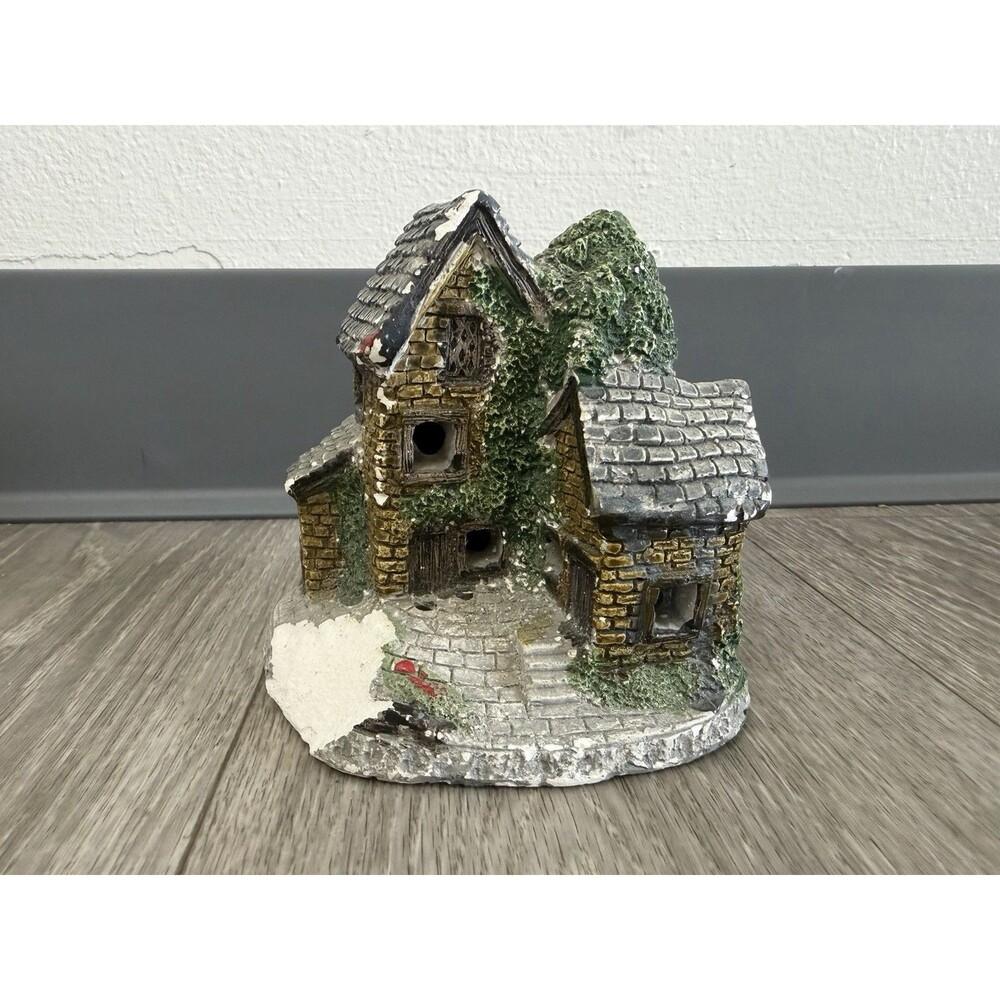 Ivy Cottage Lighted Cottage Charmers Handpainted Handcrafted BROKEN